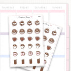 Sticker sheet product measurement.