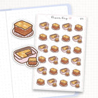 Zoomed in image of the doodles from a character planner sticker sheet.