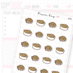 Mac and Cheese Planner Sticker Sheet