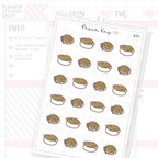 Mac and Cheese Planner Sticker Sheet