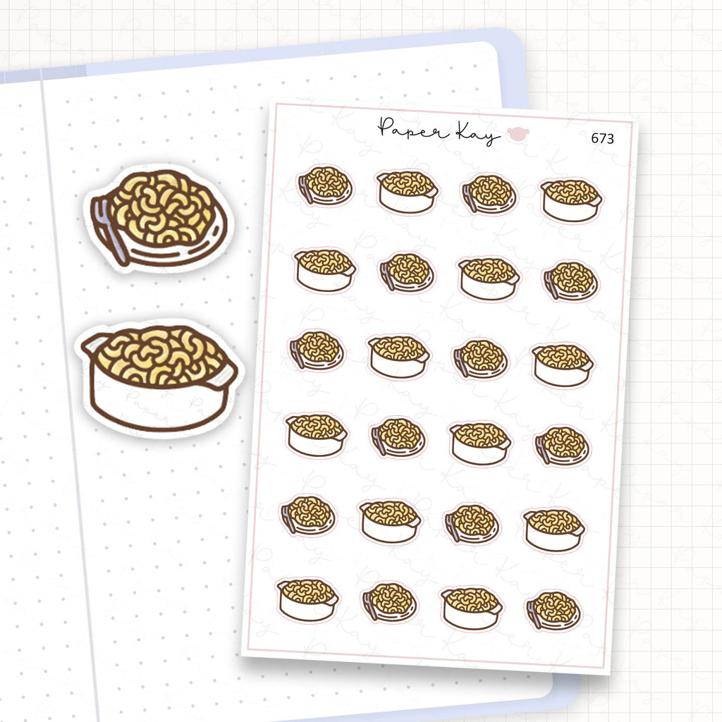 Zoomed in image of the doodles from a character planner sticker sheet.