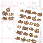 Charcuterie Cheese Board Planner Sticker Sheet