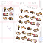 Sushi Planner Sticker Sheet