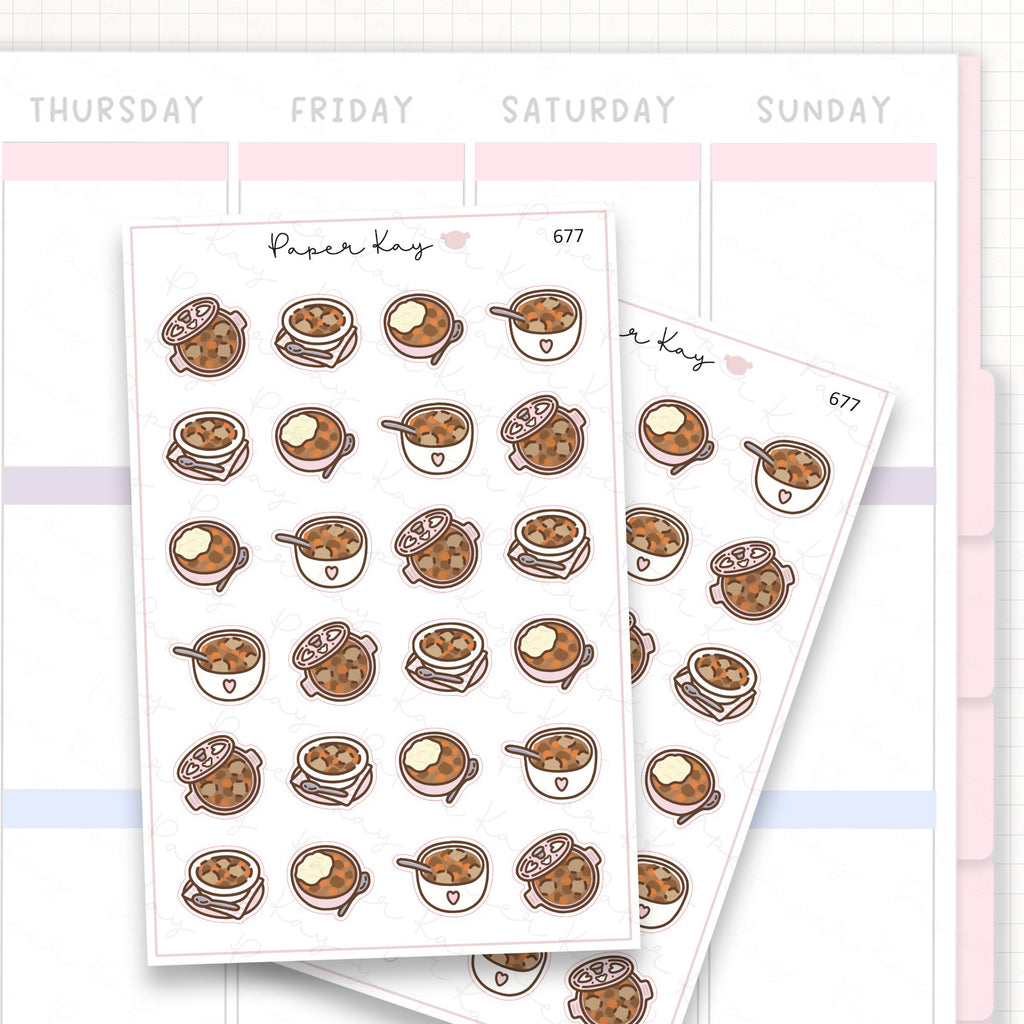 Sticker sheet product measurement.