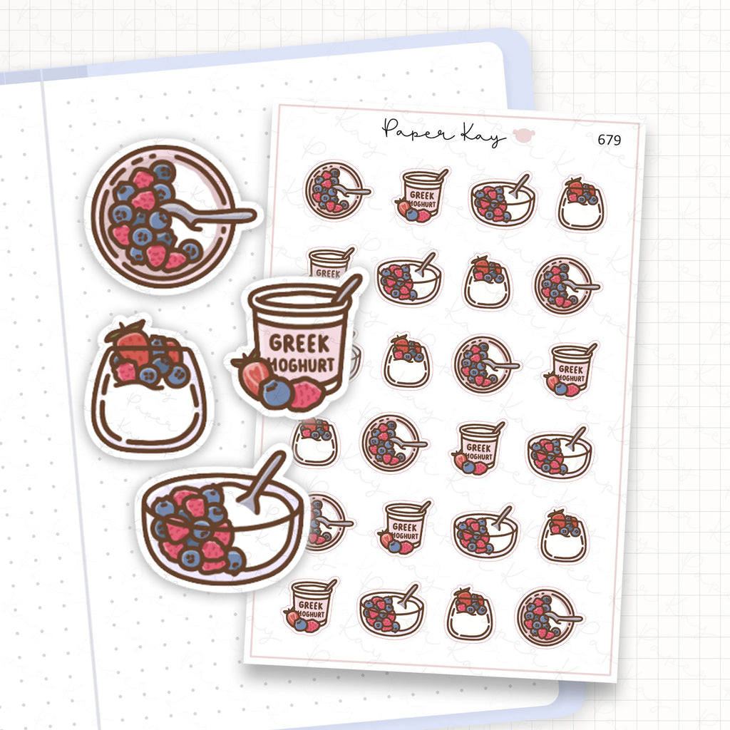 Zoomed in image of the doodles from a character planner sticker sheet.