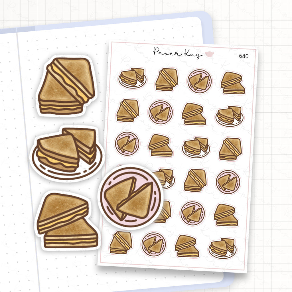 Zoomed in image of the doodles from a character planner sticker sheet.