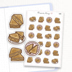 Zoomed in image of the doodles from a character planner sticker sheet.
