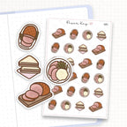 Zoomed in image of the doodles from a character planner sticker sheet.
