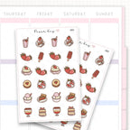 Sticker sheet product measurement.