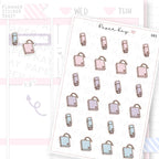 Back up Files/Thumb Drive/Hard Drive Planner Sticker Sheet