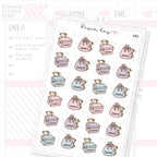 Donate Planner Sticker Sheet