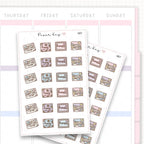 Sticker sheet product measurement.