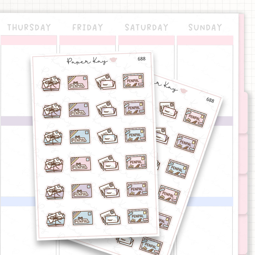 Sticker sheet product measurement.