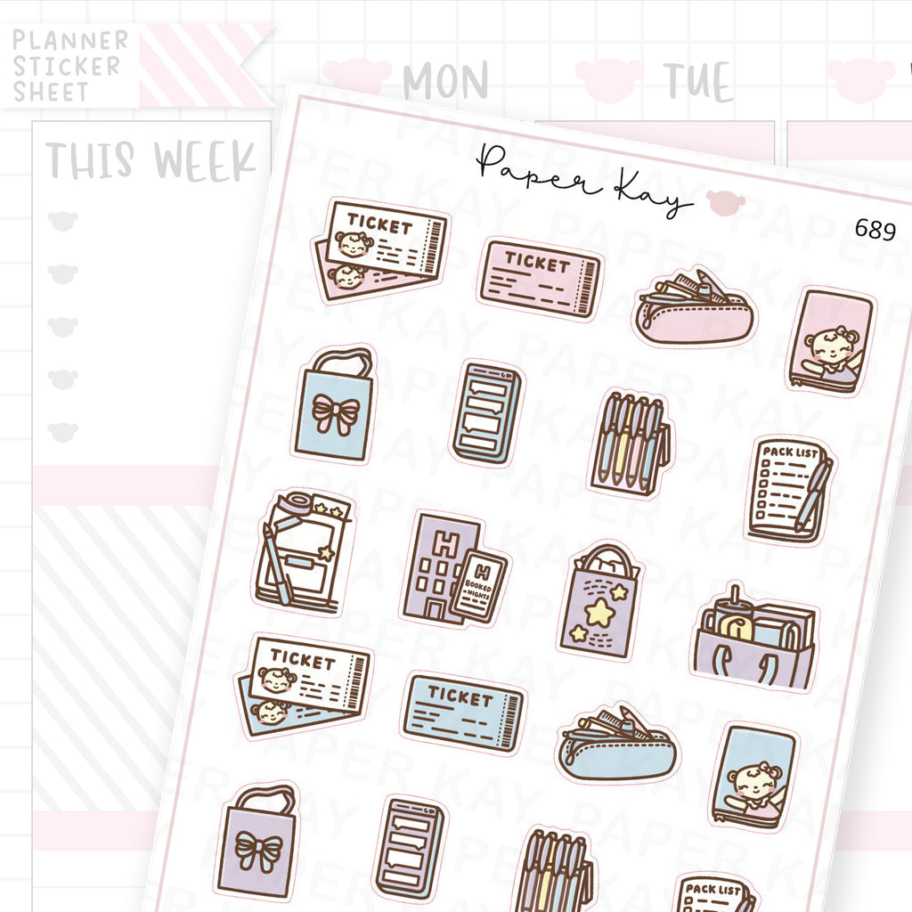 Planner Event Planner Sticker Sheet