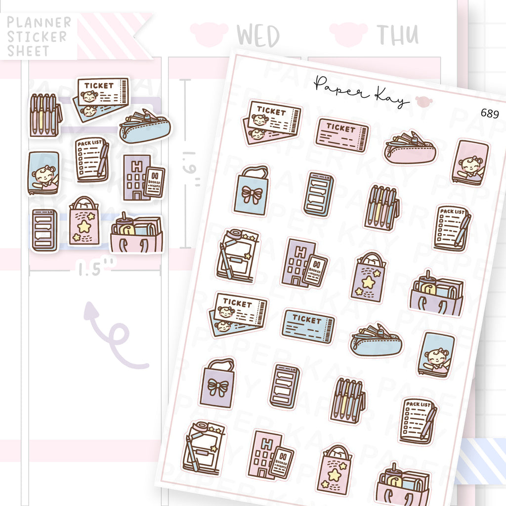Planner Event Planner Sticker Sheet