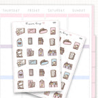 Sticker sheet product measurement.