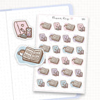 Zoomed in image of the doodles from a character planner sticker sheet.