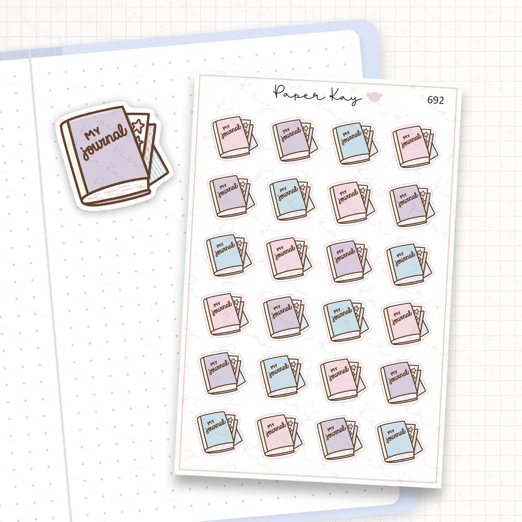 Zoomed in image of the doodles from a character planner sticker sheet.
