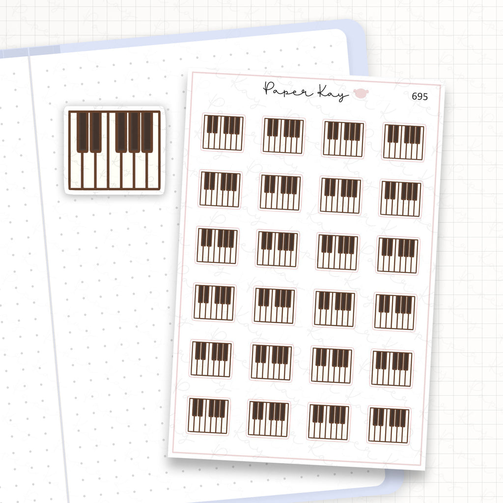 Zoomed in image of the doodles from a character planner sticker sheet.