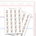 Sticker sheet product measurement.