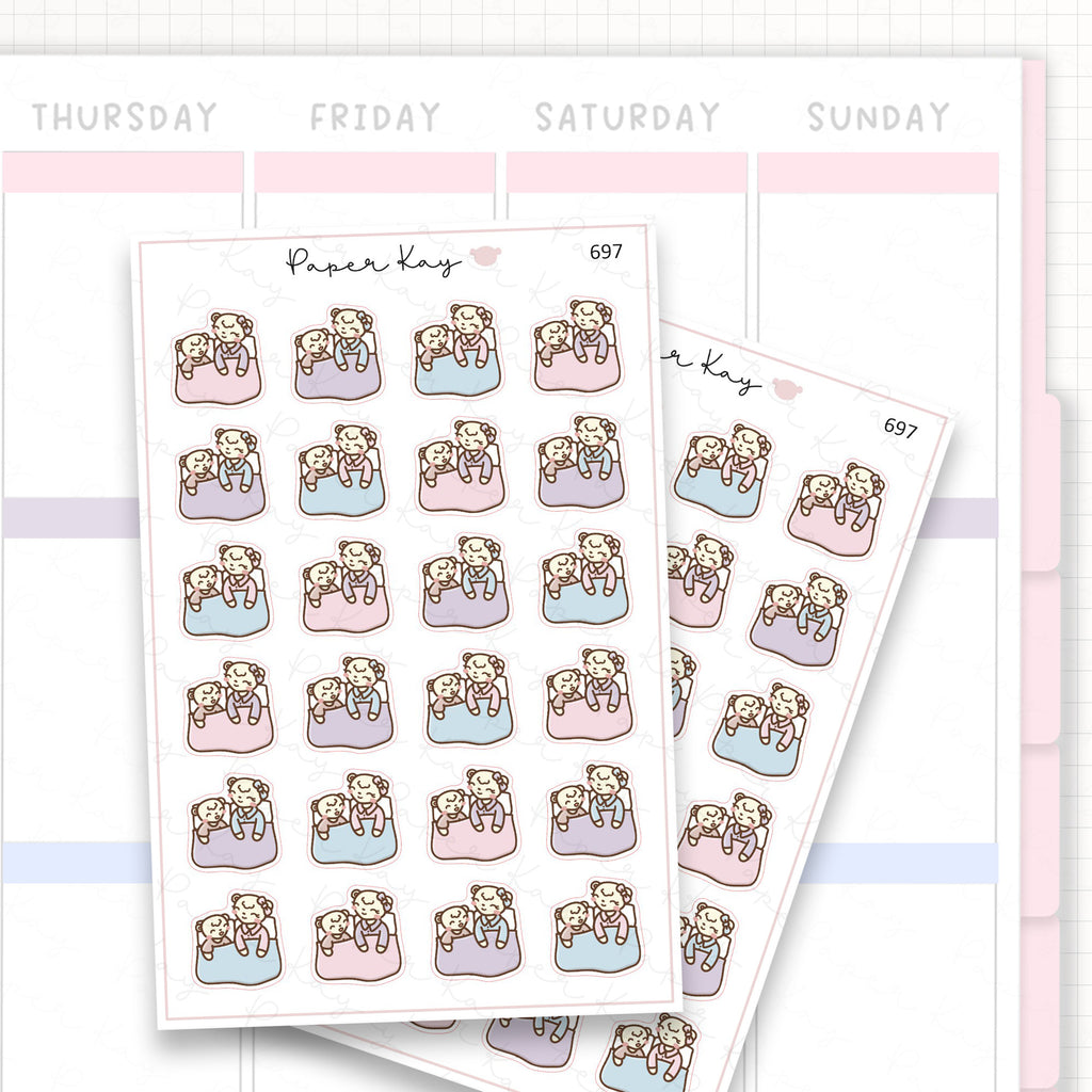 Sticker sheet product measurement.
