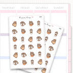 Sticker sheet product measurement.