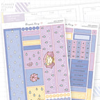 April Showers Hobonichi Cousin Monthly Sticker Kit