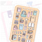 Back to School Dot the Bear Bujo Deco Stickers