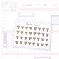 Back to School Paper Clip Date Dot Stickers