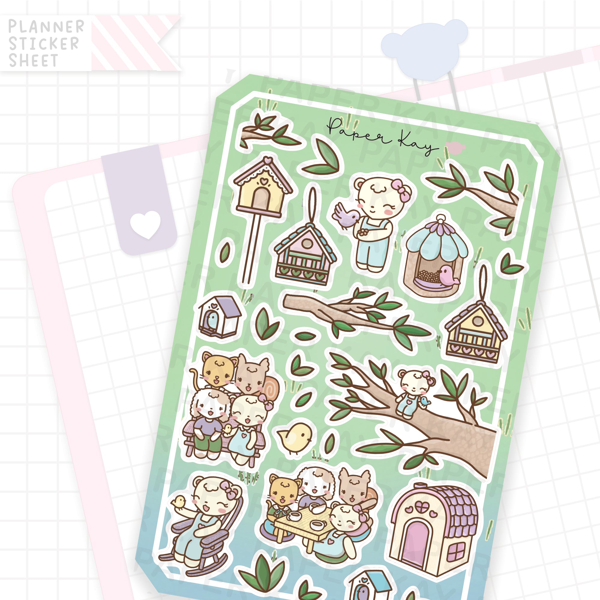 Birdhouse Bujo Deco Stickers