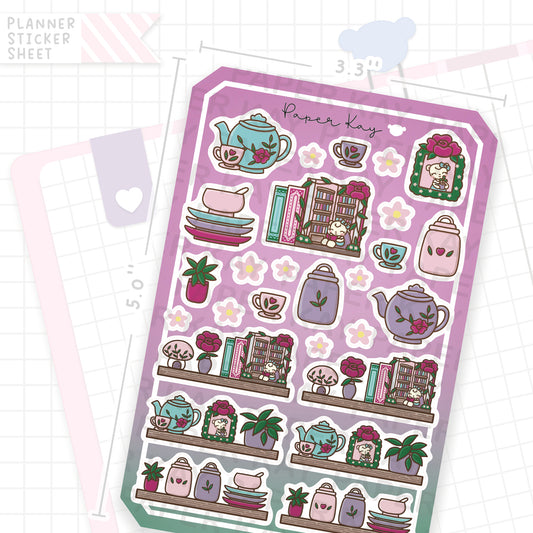 Boot House Shelves Bujo Deco Stickers