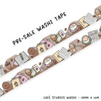 PRE-SALE Café Stories Washi Tape