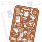 Caramel Plans DTB Bujo Deco Stickers