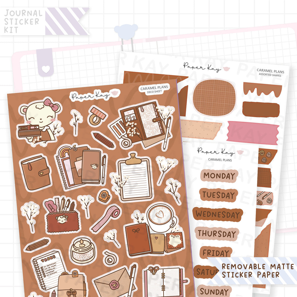 Caramel Plans Journalling Kit