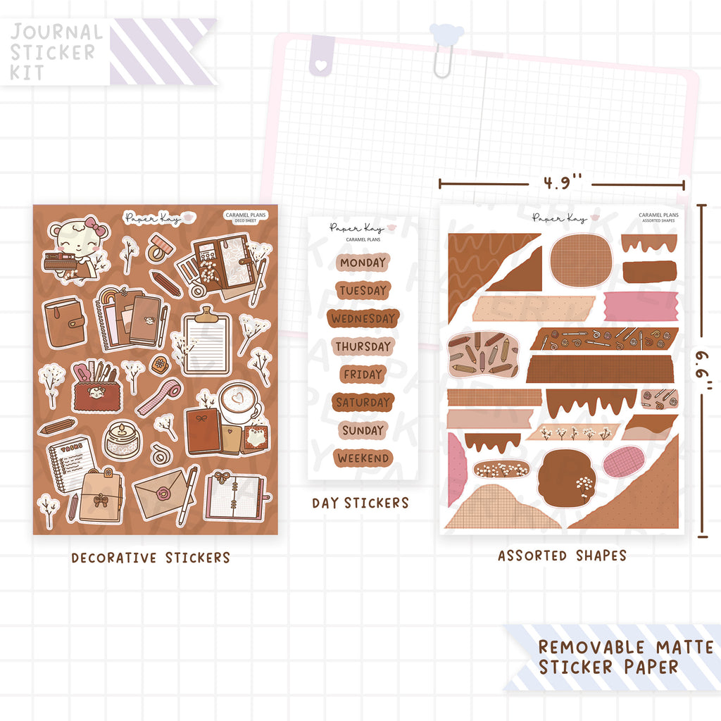 Caramel Plans Journalling Kit