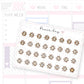 Celestial Sun Date Dot Stickers