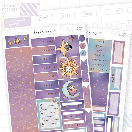 Celestial Cousin Sticker Kit