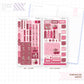 Cherry Ribbon Hobonichi Weeks Sticker Kit