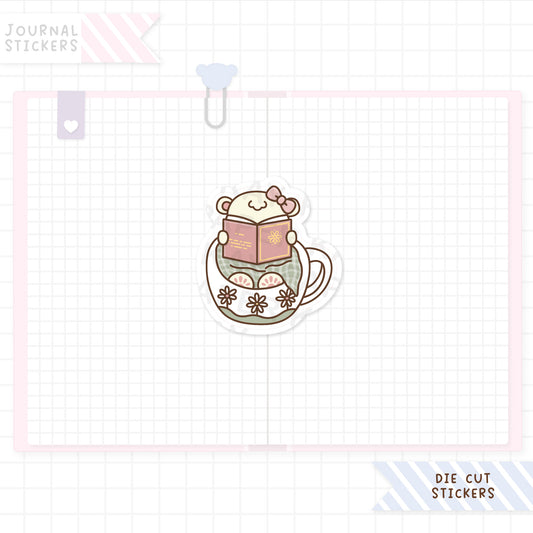 Coffee Books Sticker Die Cuts