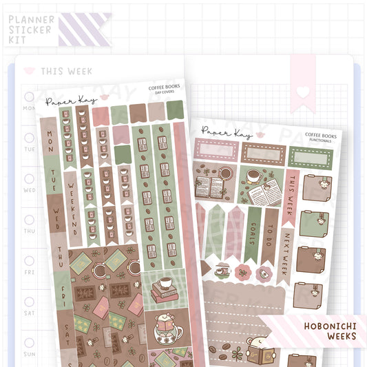Coffee Books Hobonichi Weeks Sticker Kit