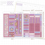Cosy Night Hobonichi Cousin Monthly Sticker Kit