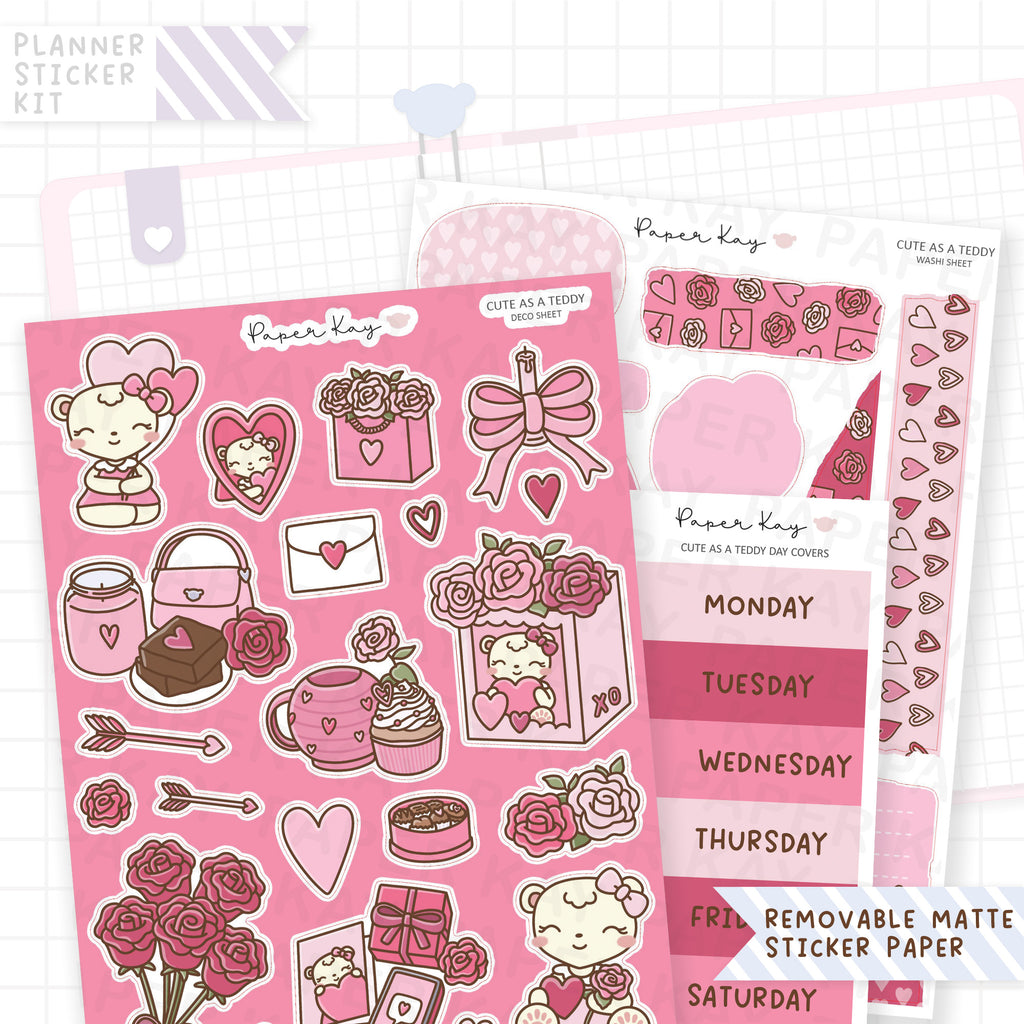 Cute as a Teddy Journaling Kit