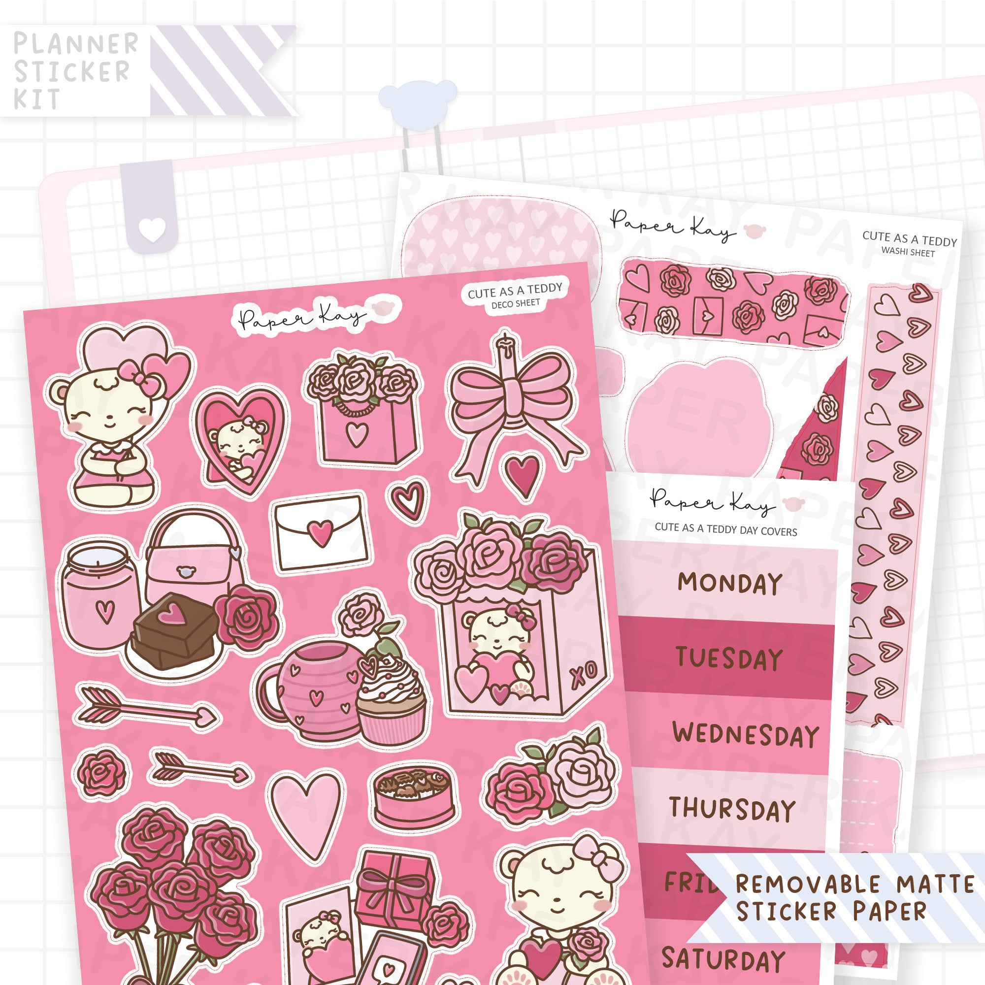 Cute as a Teddy Journaling Kit