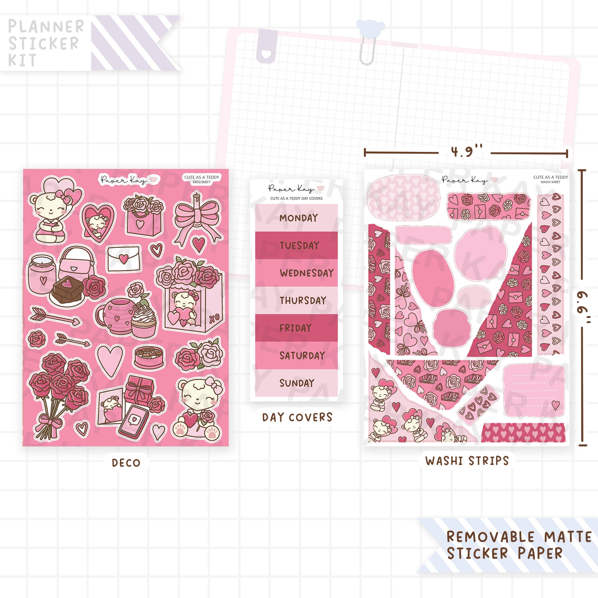 Cute as a Teddy Journaling Kit