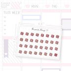 Cute as a Teddy Present Date Dot Stickers
