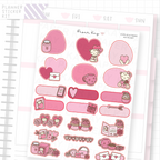 Cute as a Teddy Weekly Vertical Kit Add On Sheet