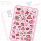 Cute as a Teddy Sweet Treats and Gifts Bujo Deco Stickers