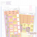 Daisy Blooms Hobonichi Weeks Monthly Sticker Kit
