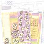 Daisy Blooms Hobonichi Cousin Monthly Sticker Kit