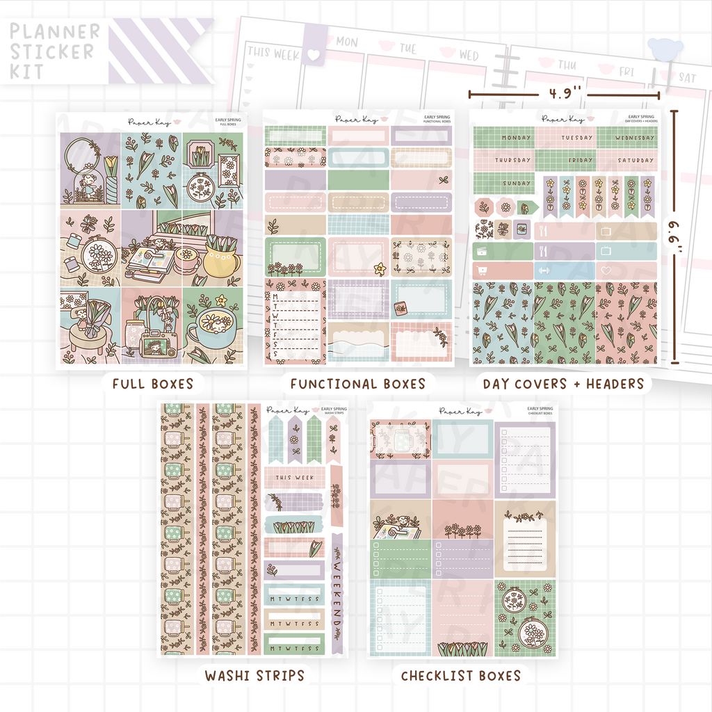 Early Spring Weekly Vertical Kit